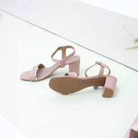 Mila - Pink Block Heels